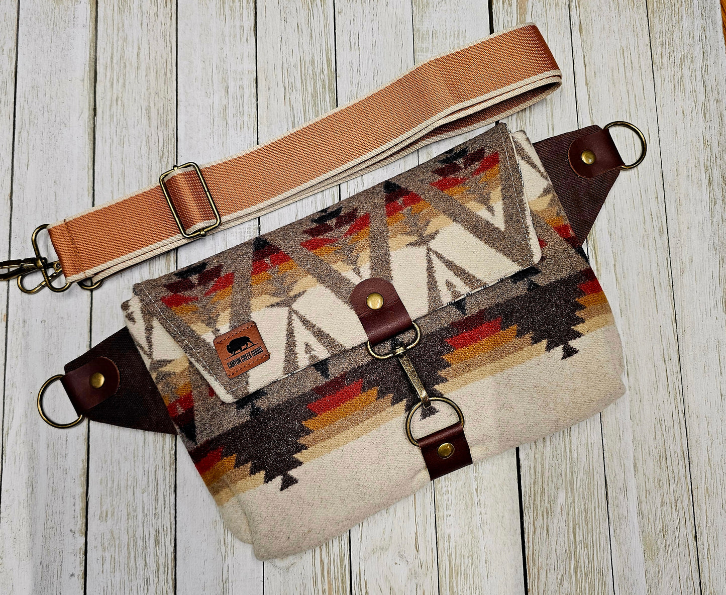 Western Crossbody Sling - Pacific Crest