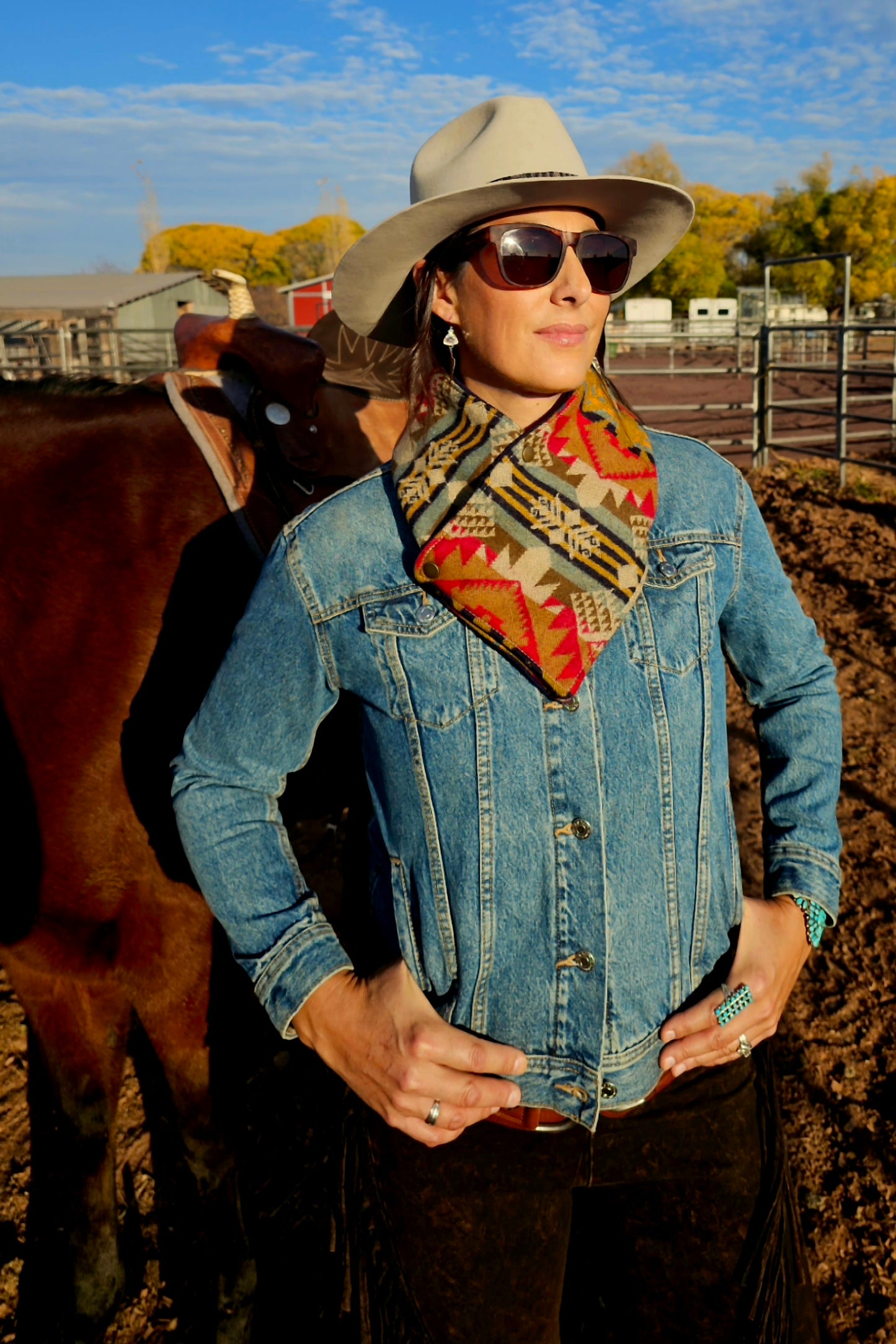 Wool Cowl Scarf - Journey West