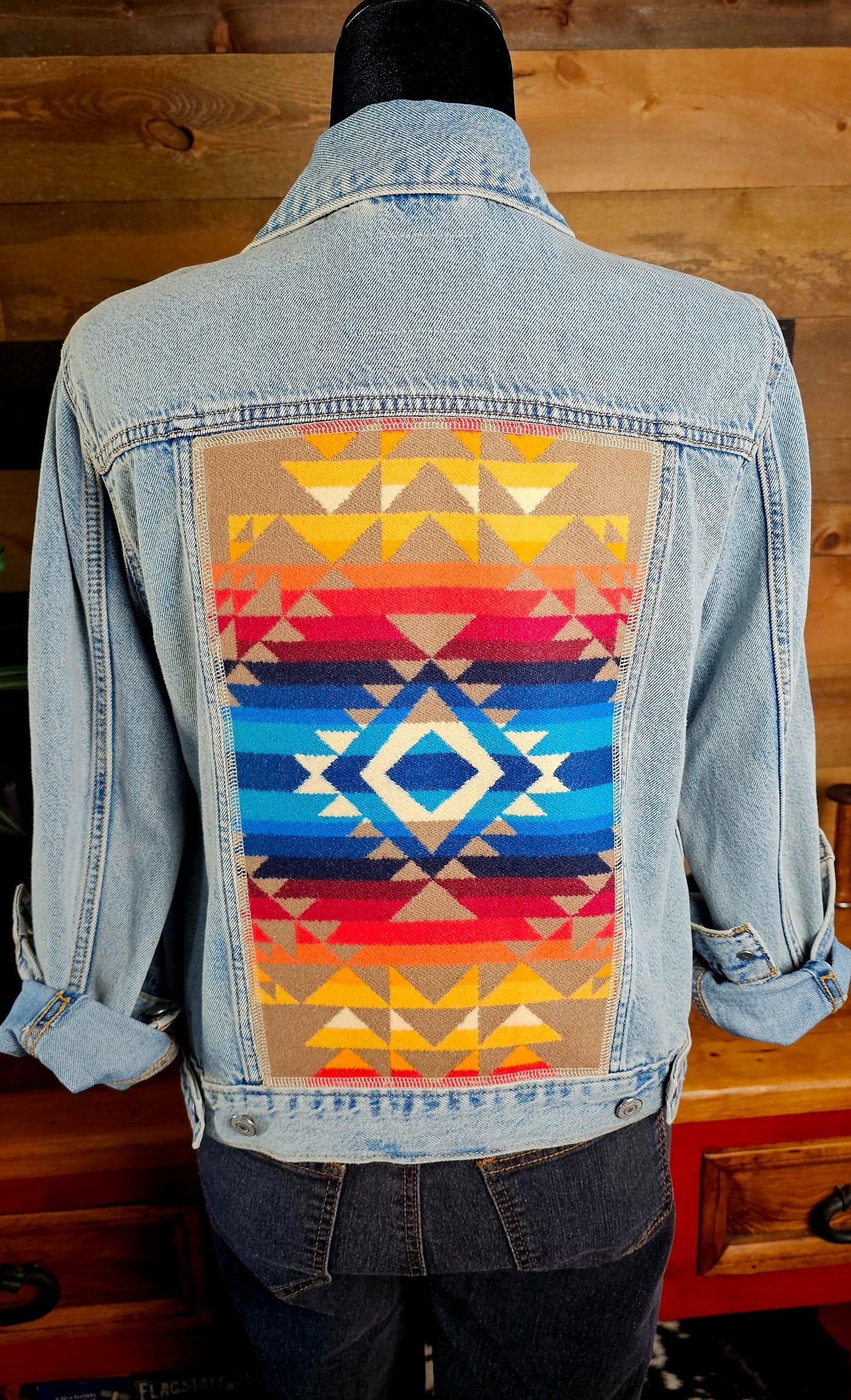Western Denim Jacket - Pilot Rock