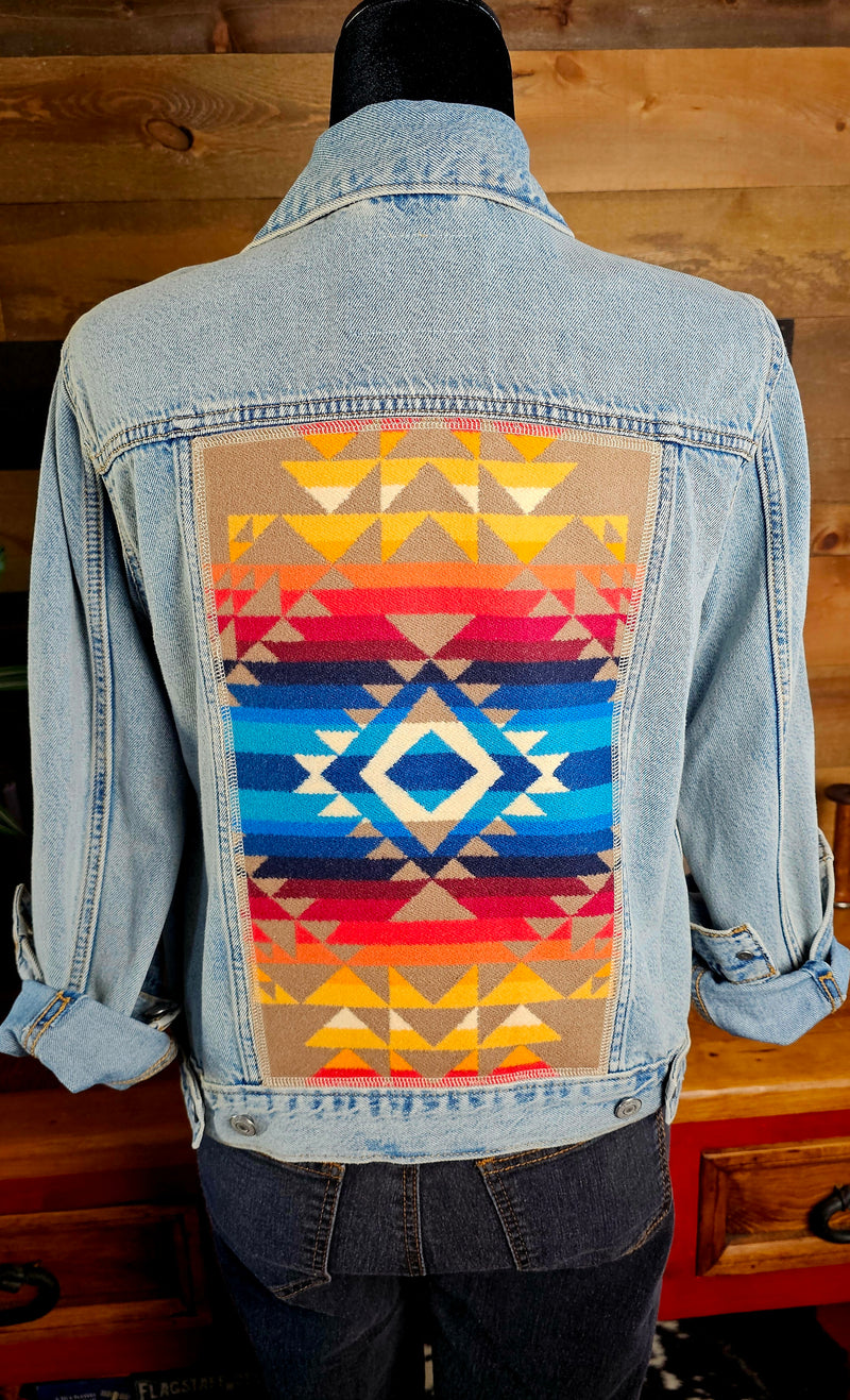 Western Denim Jacket - Pilot Rock
