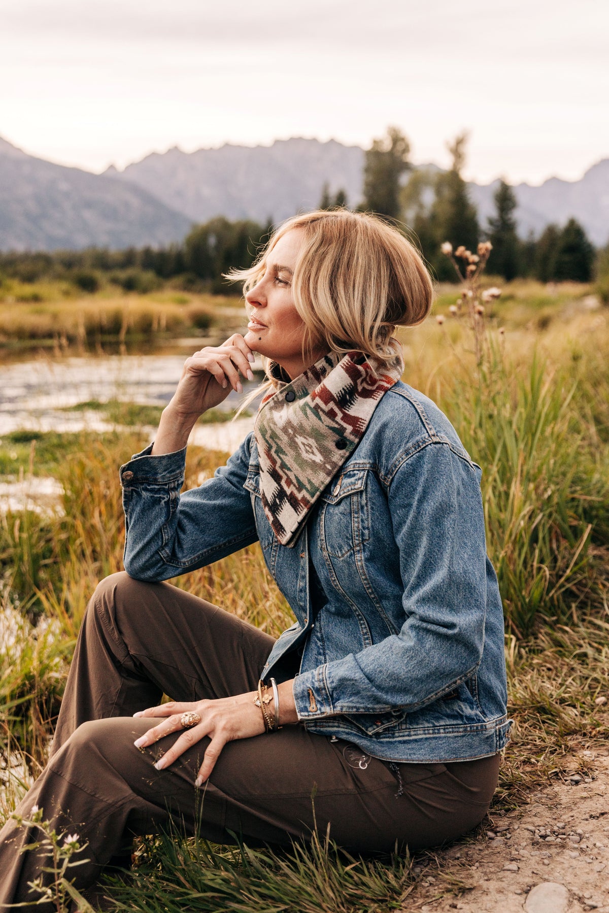 Wool Cowl Scarf - Mesilla