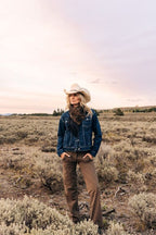 Wool Cowl Scarf - Harding Trail Fringe