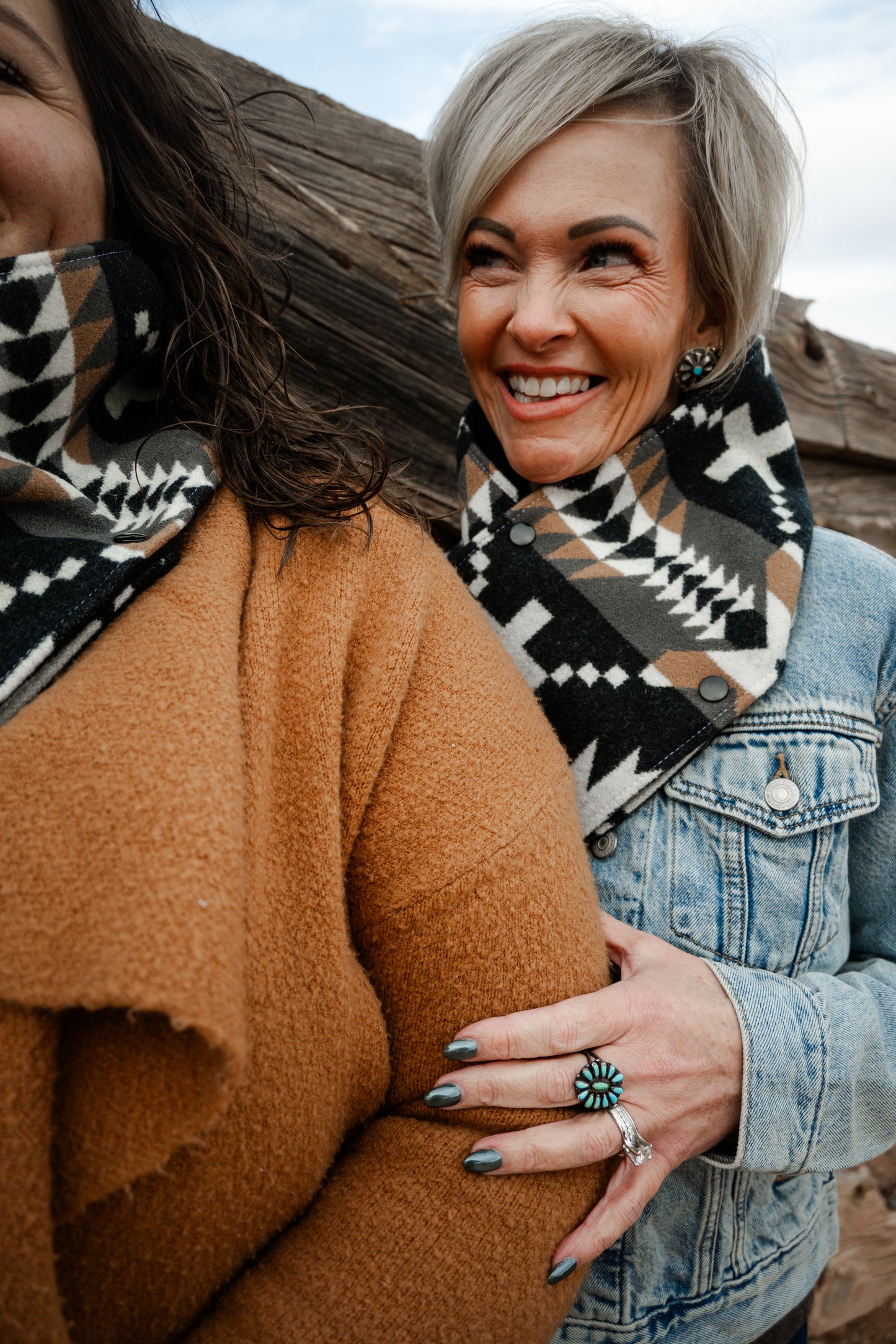 Wool Cowl Scarf - Spider Rock