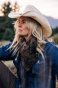 Wool Cowl Scarf - Harding Trail Fringe