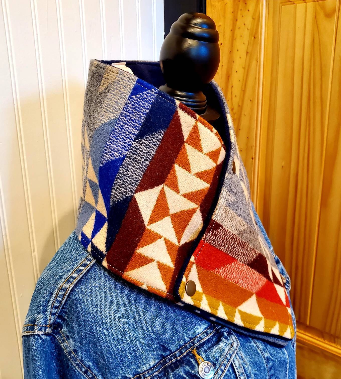 Women's Wool Cowl, Wild Rags, Buckaroo Cowl, Cowl Neck Scarf, Western Bandana, Cowboy Cowl, Western Cowl, Neck Wrap, Winter Accessories