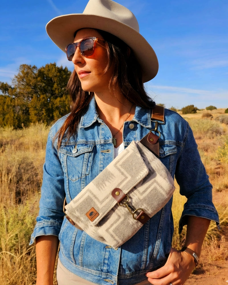 Western Crossbody Sling - Harding Tonal