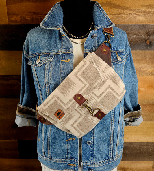 Western Crossbody Sling - Harding Tonal