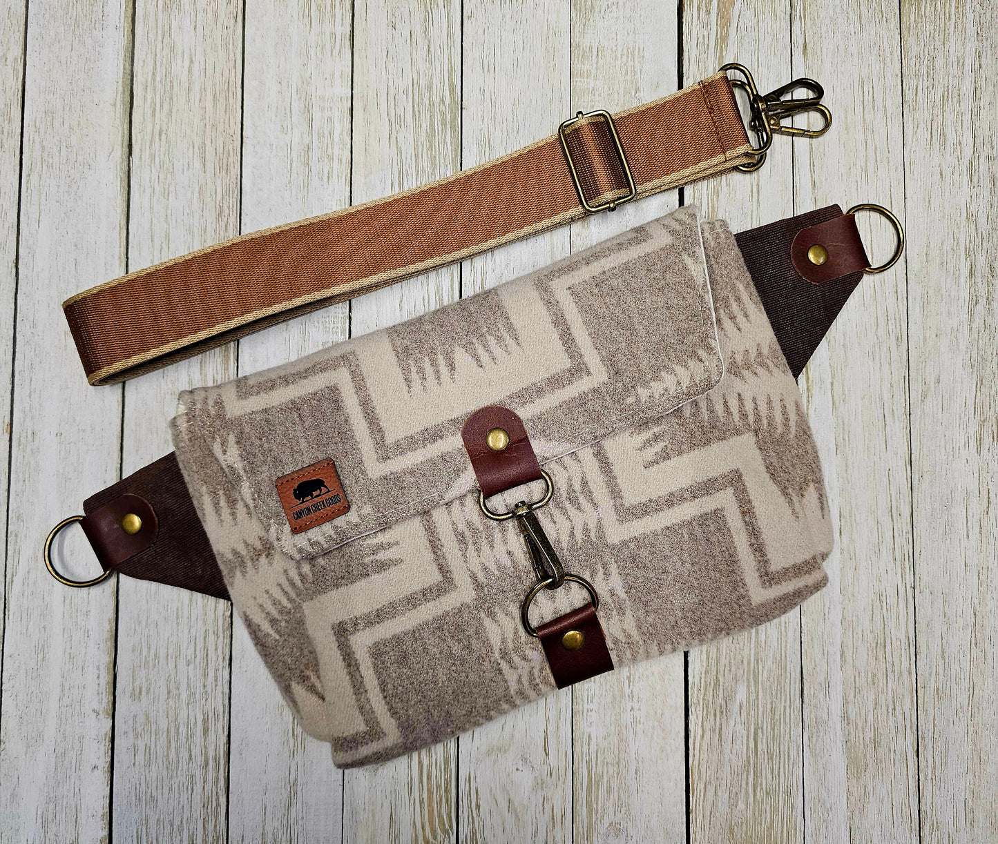 Western Crossbody Sling - Harding Tonal