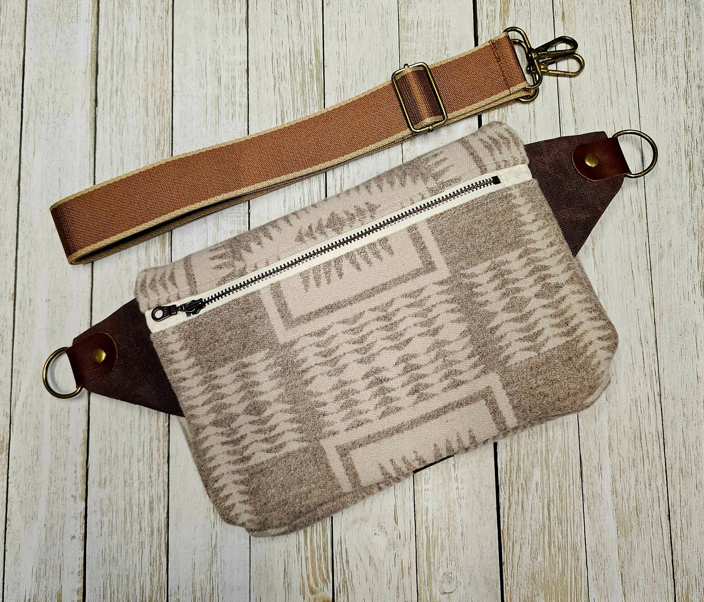 Western Crossbody Sling - Harding Tonal